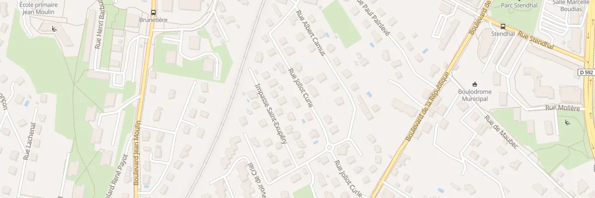 Plan du 9B Rue Joliot-Curie à Voiron