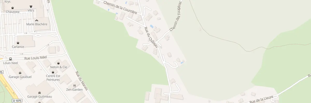 Plan du 21 Rue du Château à Voiron