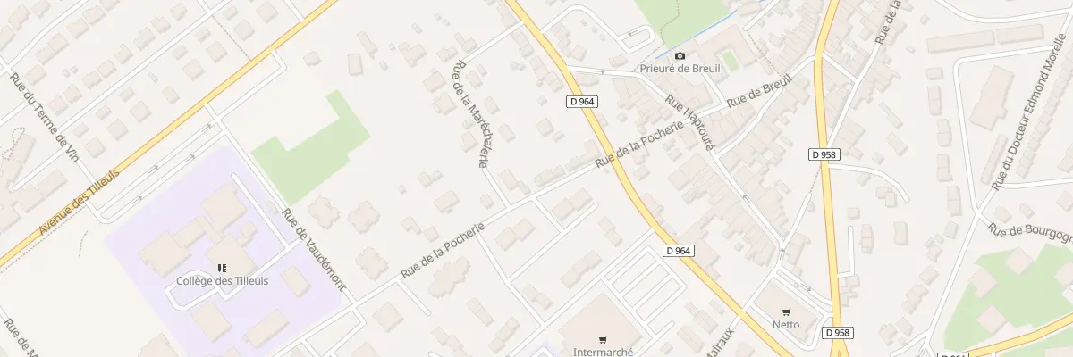 Plan du 18 Rue de la Pocherie à Commercy