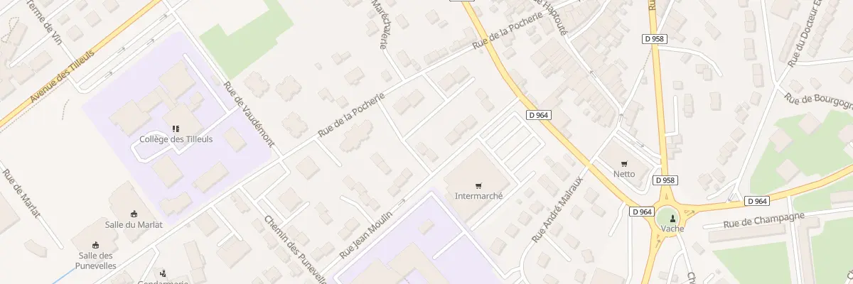 Plan du 14 Rue Jean Moulin à Commercy