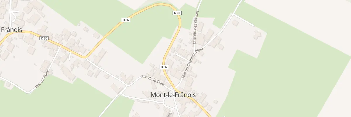 Plan du 3 Rue du Château d’Eau à Mont le à Framont