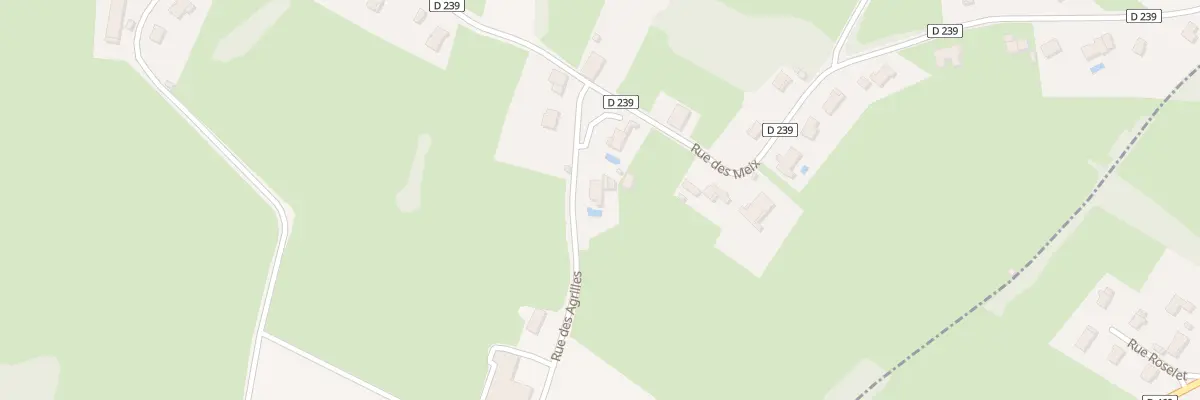 Plan du 3 Rue des Agrilles à Bans