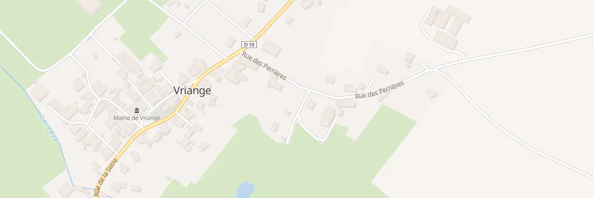 Plan du 2 Imp de Posot à Vriange