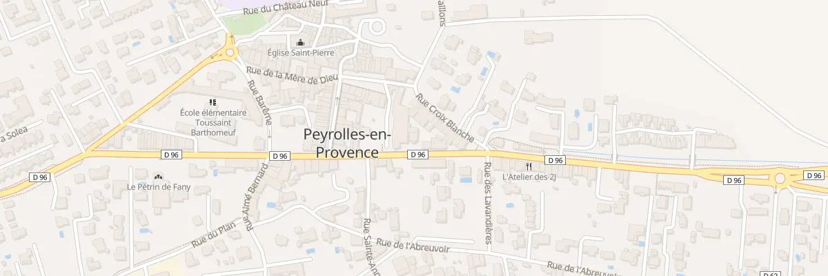 Plan du 41 Rte Nationale à Peyrolles-en-Provence