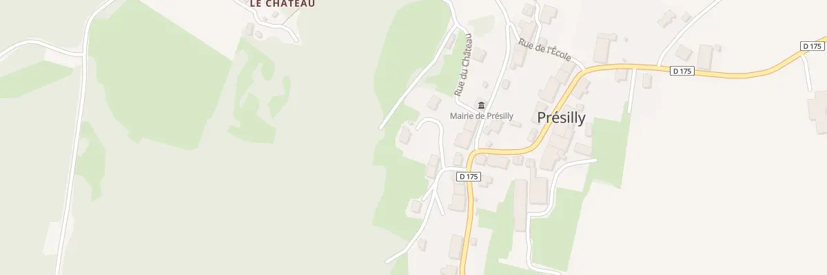 Plan du 3 Rue des Cotes à Présilly
