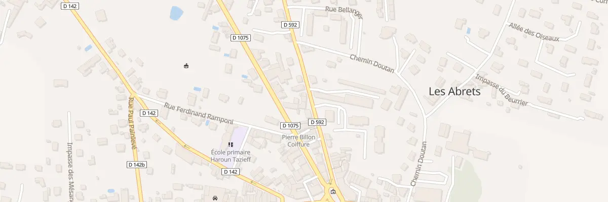 Plan du 147 Rue Victor Hugo aux Abrets en Dauphiné