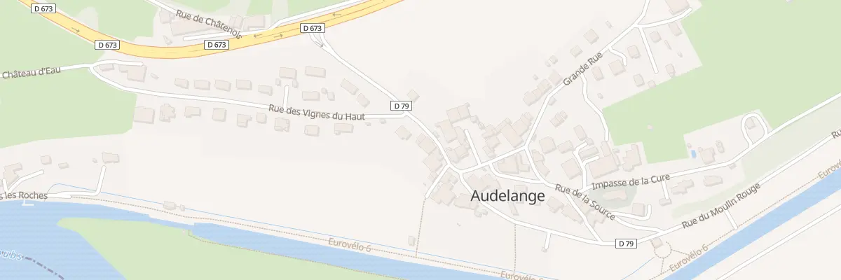 Plan du 4 Rue du Moulin Rouge à Audelange