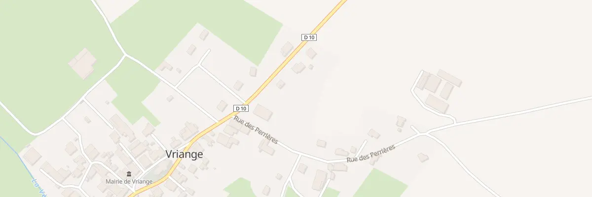 Plan du 40 Rue de la Serre à Vriange