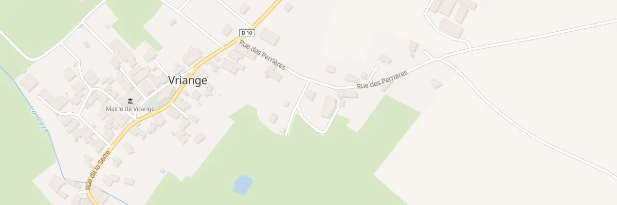 Plan du 8 Rue des Perrières à Vriange