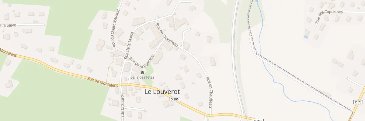 Plan du 124 Rue En Chauffeau au Louverot