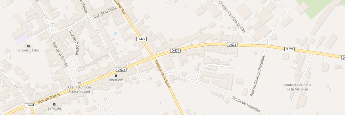 Plan du 1 Rue du Bourg Saint-arnould à Liffol-le-Grand