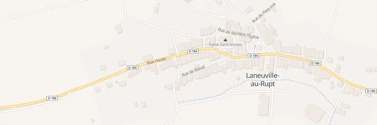 Plan du 9 Rue Haute à Laneuville-au-Rupt