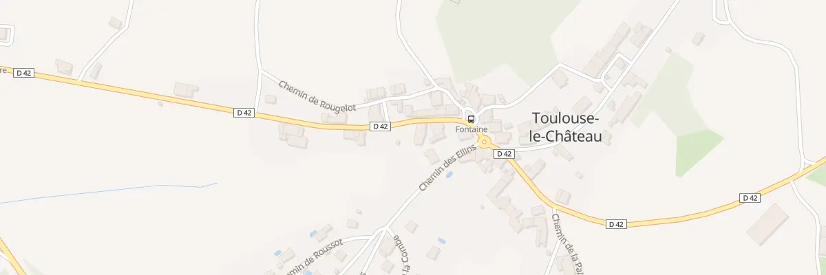 Plan du 73 Rte de Sellières à Toulouse-le-Château