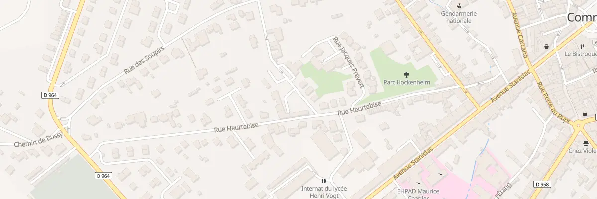 Plan du 10 Rue Heurtebise à Commercy