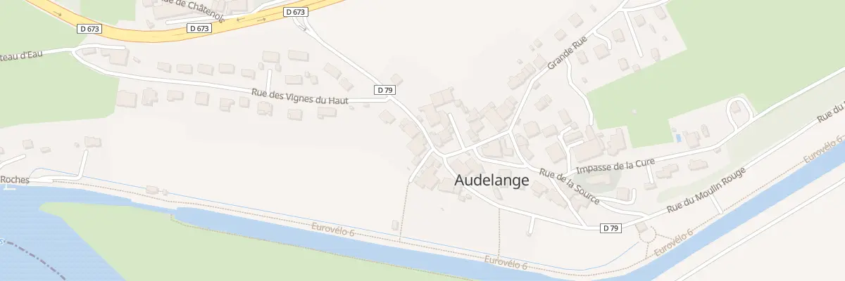 Plan du 8 Rue du Moulin Rouge à Audelange
