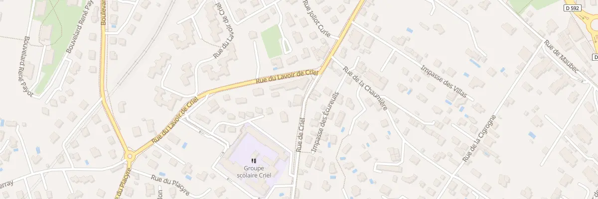 Plan du 9046 Rue de Criel à Voiron
