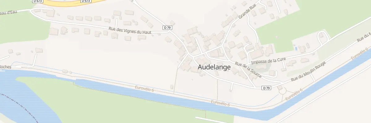 Plan du 12 Rue du Moulin Rouge à Audelange