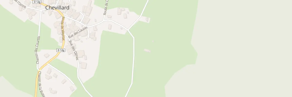 Plan du 271 Rue Rue du Quart d’Amont à Chevillard