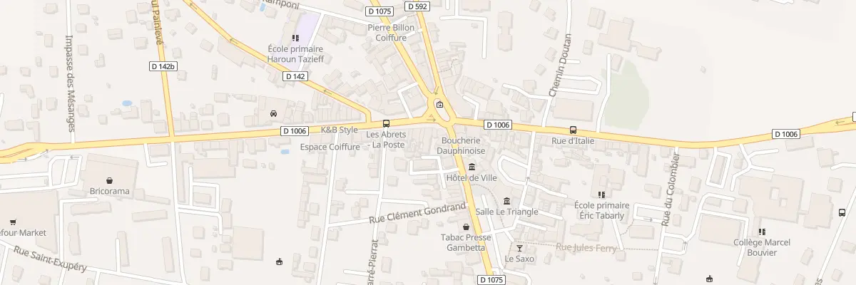 Plan du 3 Rue de la République aux Abrets en Dauphiné