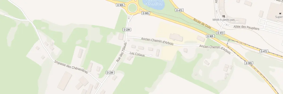 Plan du 5 Lot des Coteaux à Bans