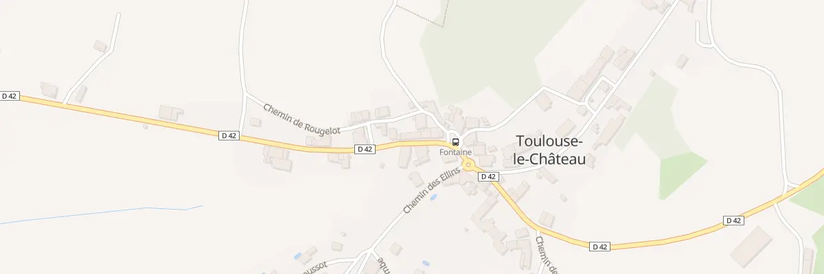 Plan du 68 Rte de Sellières à Toulouse-le-Château