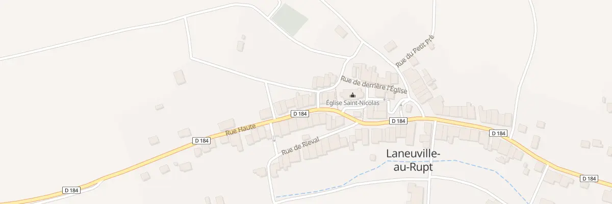 Plan du 6 Rue Haute à Laneuville-au-Rupt