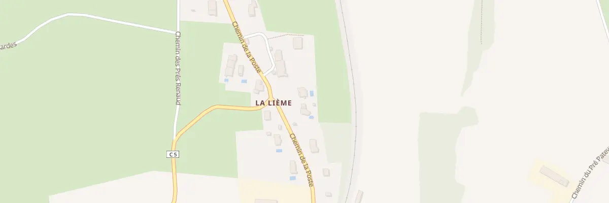 Plan du 220 Che de la Poste à Pannessières