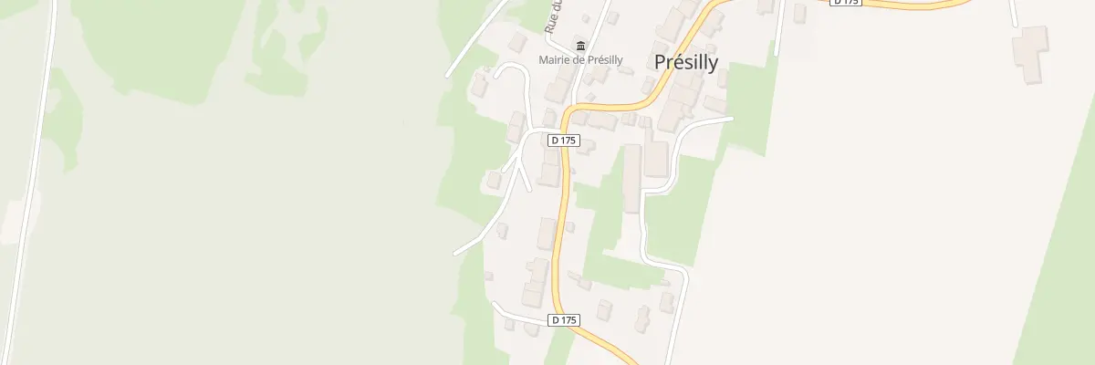 Plan du 9 Rue de la Fromagerie à Présilly