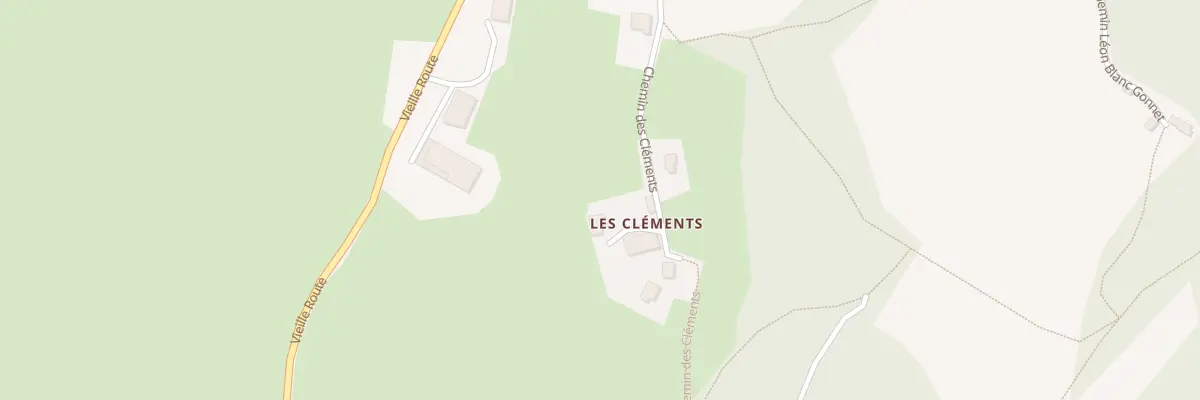 Plan du 450 Che des Cléments à Lans-en-Vercors