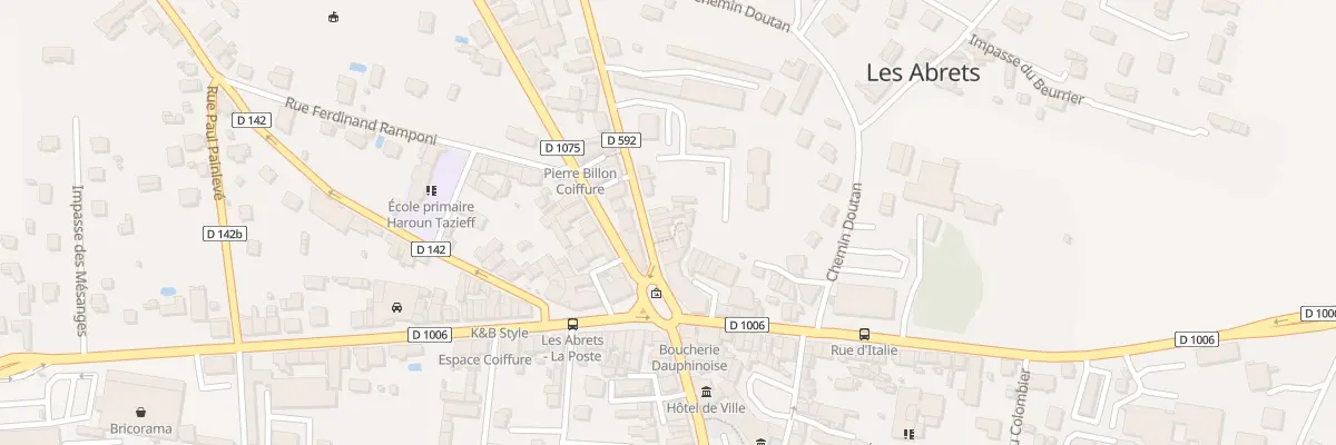 Plan du 44 Rue Victor Hugo aux Abrets en Dauphiné
