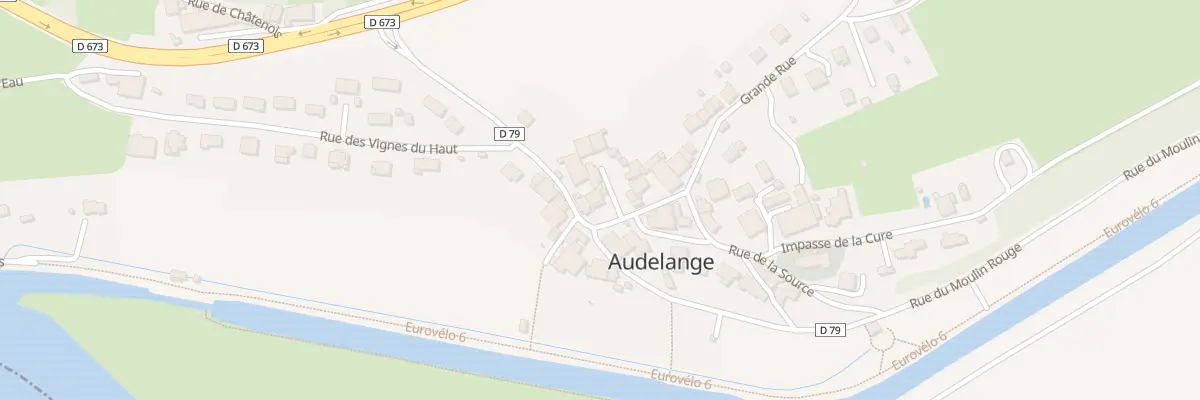 Plan du 1 Grande Rue à Audelange