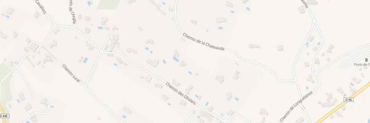 Plan du 5454 Che des Oliviers à Aubagne