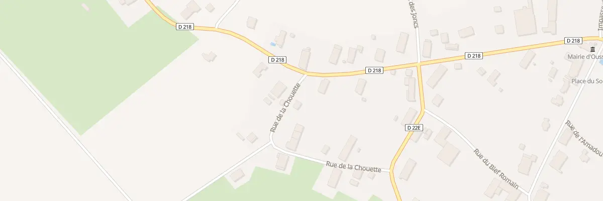 Plan du 12 Rue de la Chouette à Oussières