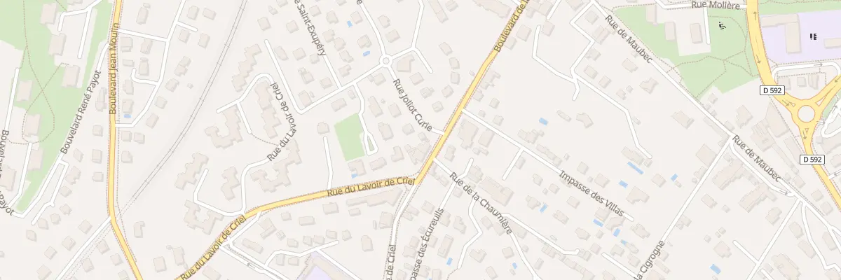 Plan du 1B Rue Joliot-Curie à Voiron