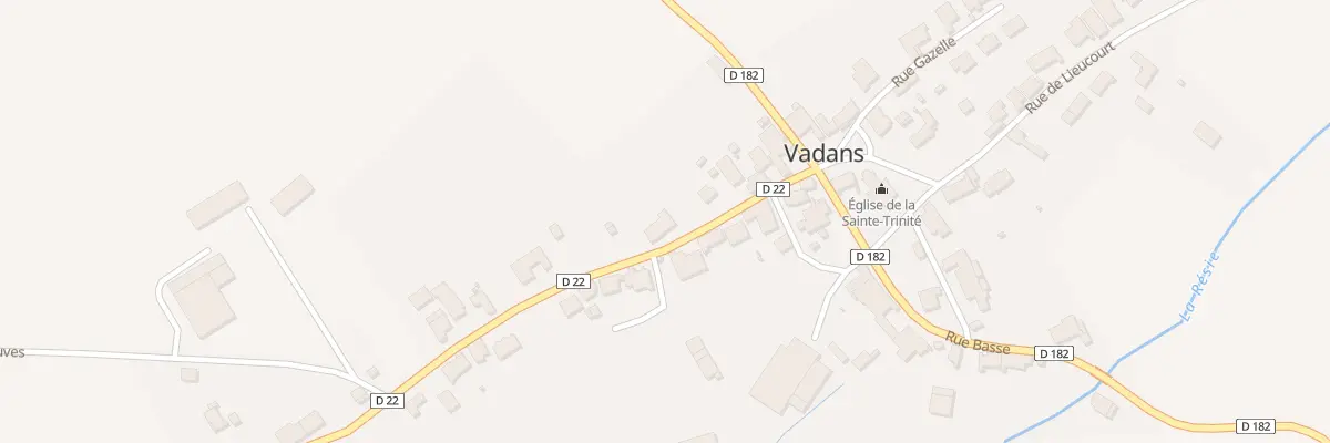 Plan du 12 Rue Haute à Vadans