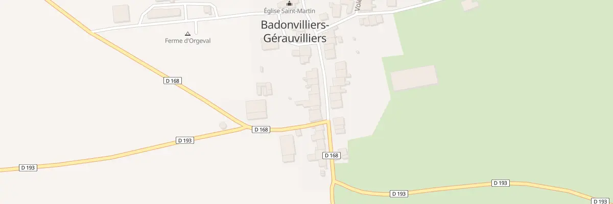Plan du 9 Gr Grande Rue à Badonvilliers-Gérauvilliers