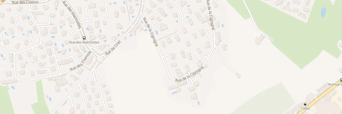 Plan du 9023 Rue de la Cigrogne à Voiron