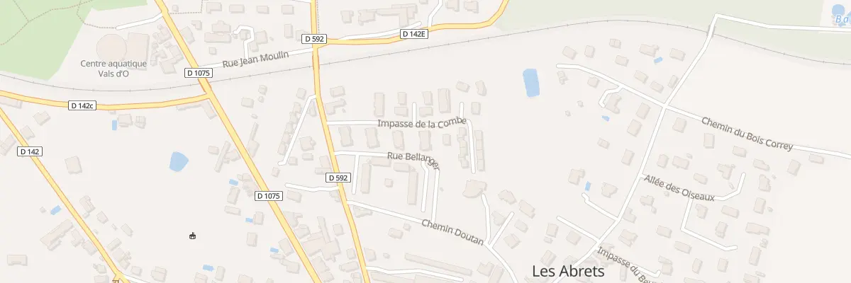 Plan du 14 Imp de la Combe aux Abrets en Dauphiné