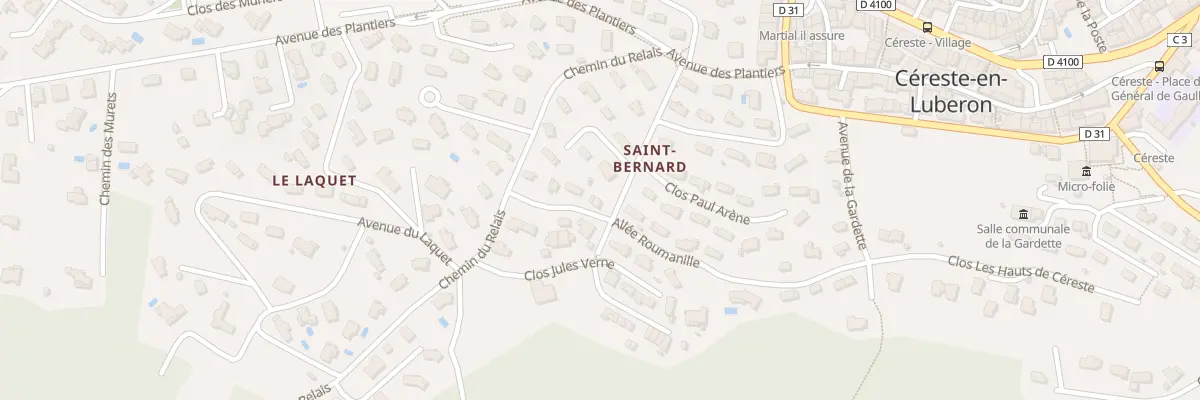 Plan du 44 All Edmond Rostand à Céreste-en-Luberon