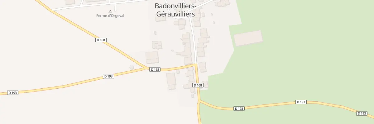 Plan du 7 Gr Grande Rue à Badonvilliers-Gérauvilliers