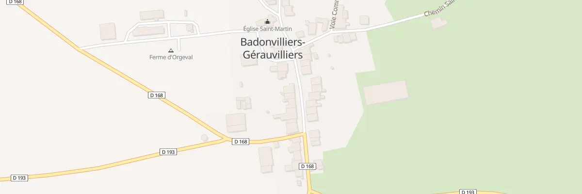 Plan du 9002 Gr Grande Rue à Badonvilliers-Gérauvilliers