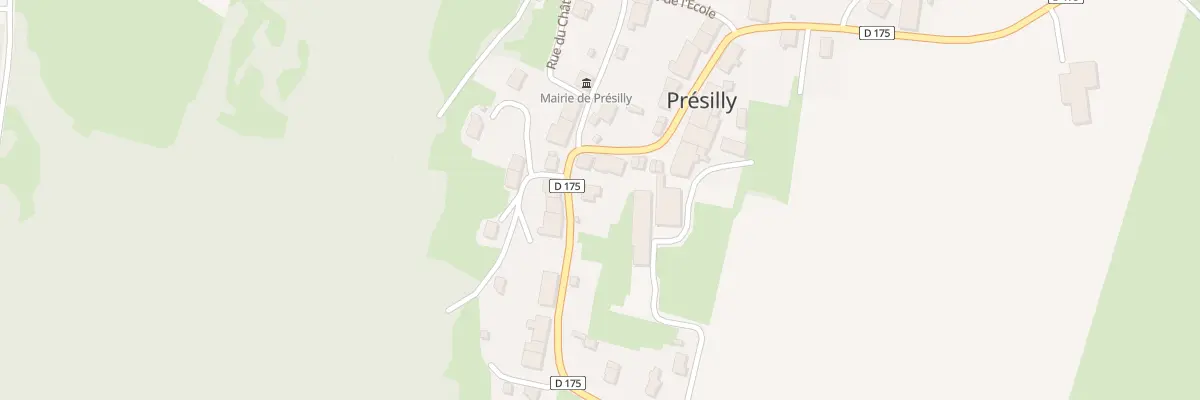 Plan du 4 Rue de la Fromagerie à Présilly