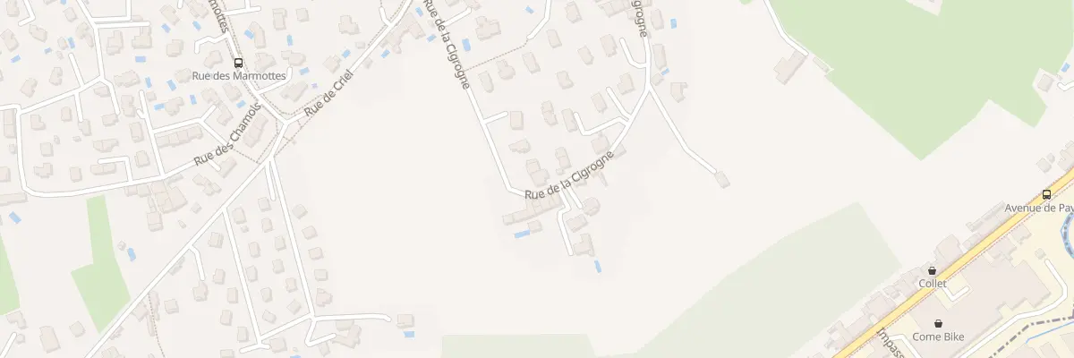 Plan du 100 Rue de la Cigrogne à Voiron