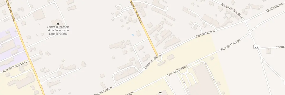 Plan du 23 Av de la Gare à Liffol-le-Grand