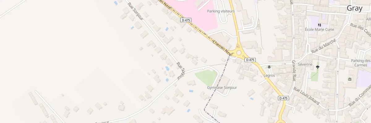Plan du 21 Rue de Sonjour à Gray-la-Ville