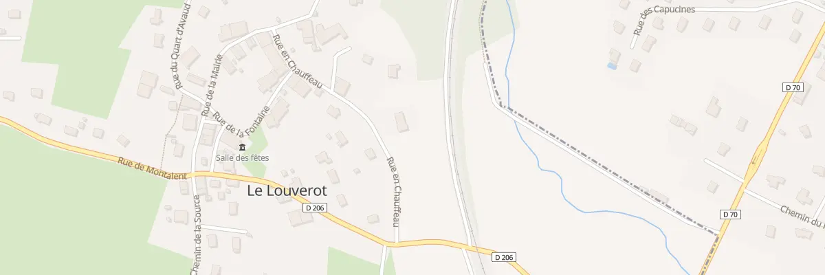 Plan du 169 Rue En Chauffeau au Louverot