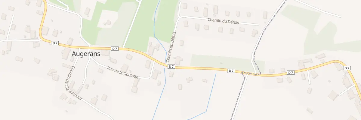 Plan du 23 Rue du Val d’Amour à Augerans