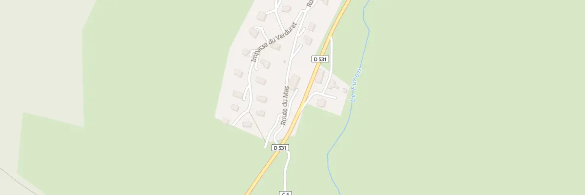Plan du 54 Rte du Mas à Lans-en-Vercors