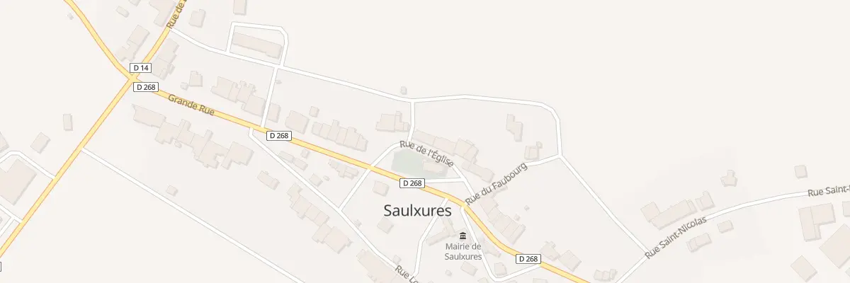 Plan du 5 Rue de l’Eglise à Saulxures