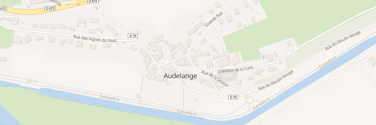 Plan du 8 Grande Rue à Audelange